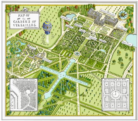 palace of versailles map